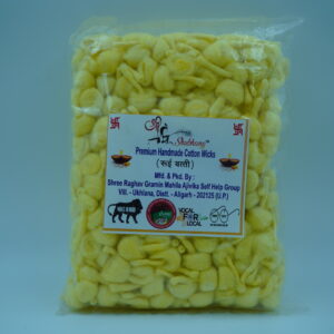 Green Premium Handmade Cotton Wicks (Batti)