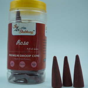 Rose Premium Dhoop Cone