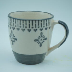 White & Grey Tea / Coffee Mug