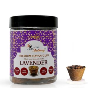 Lavender Premium Havan Cups
