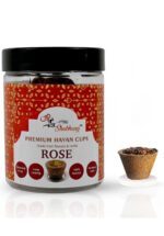 Premium Havan Cups, handcrafted from natural biomass including dried flowers, herbs, and cow dung for a pure, aromatic, and eco-friendly havan experience