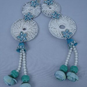 Neel Chakra Pearl Drop Wall Hanging