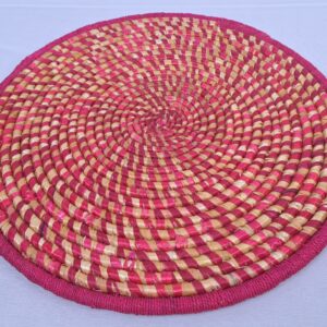 Handwoven Wheatgrass Designer Table Mat (Dual Tone)