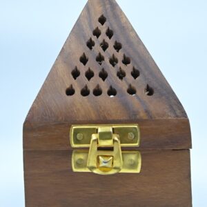 Wooden Incense Stick Holder (Triangle Design)