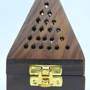 Pyramid Wooden Dhoop Holder Box